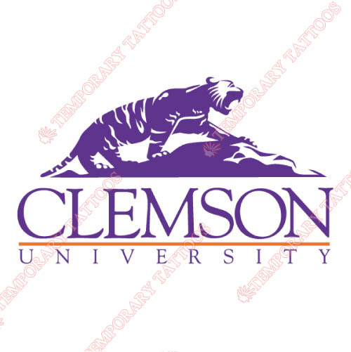 Clemson Tigers Customize Temporary Tattoos Stickers NO.4151